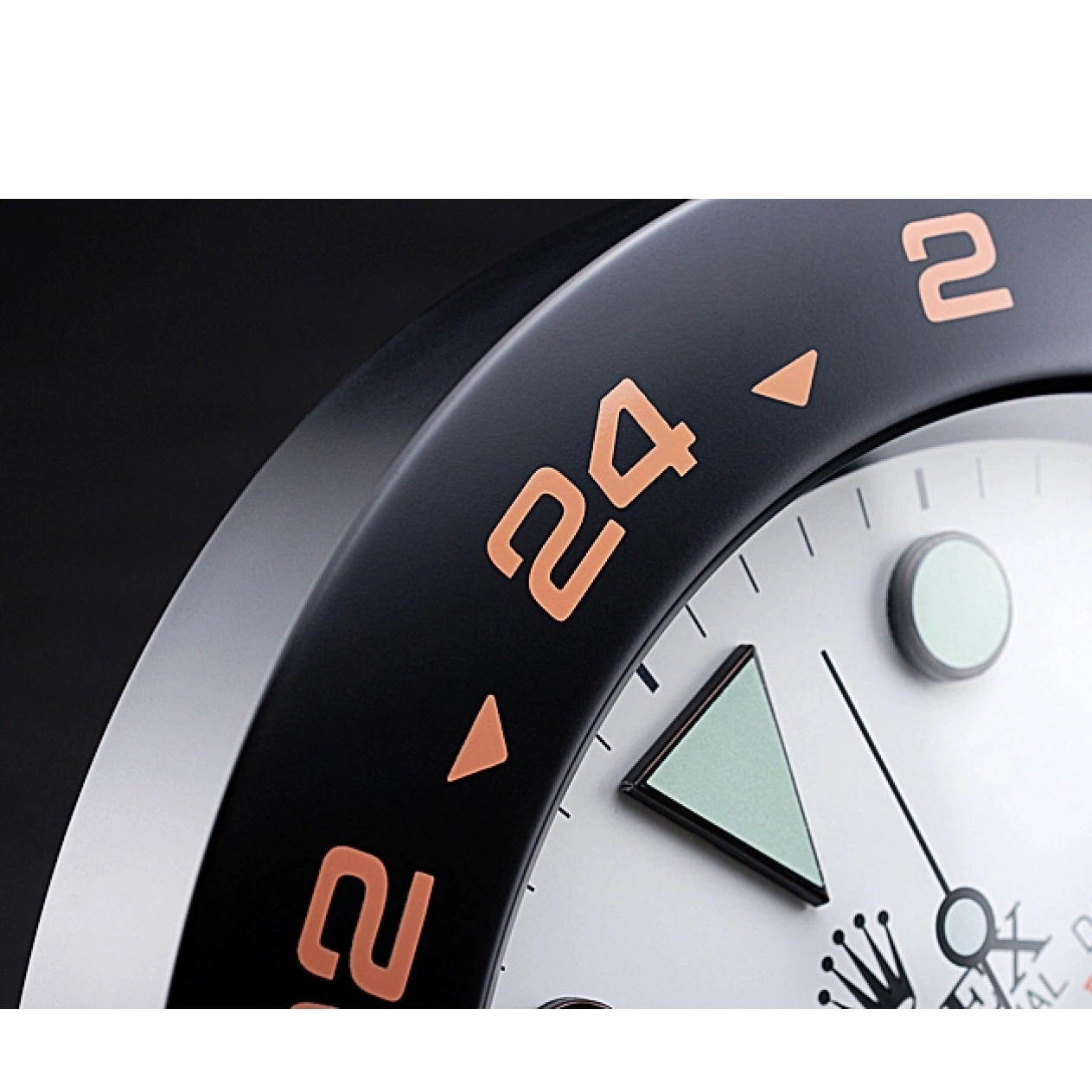 AAA Replica Watches Explorer Clock 622479 II Black-Orange Wall Rolex 0704